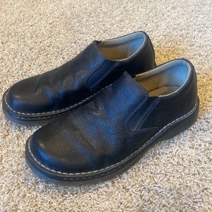 Dr. Martens Bryce Black Leather Slip On Loafers Round Toe